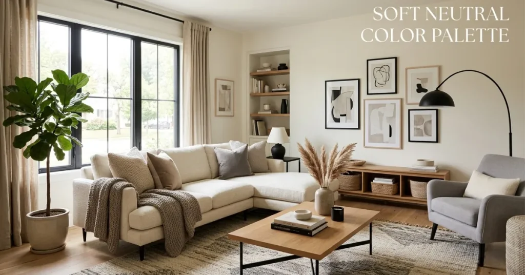 1. Start with a Soft Neutral Color Palette