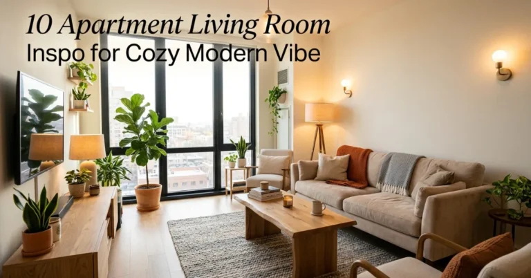 10 Apartment Living Room Inspo for Cozy Modern Vibe