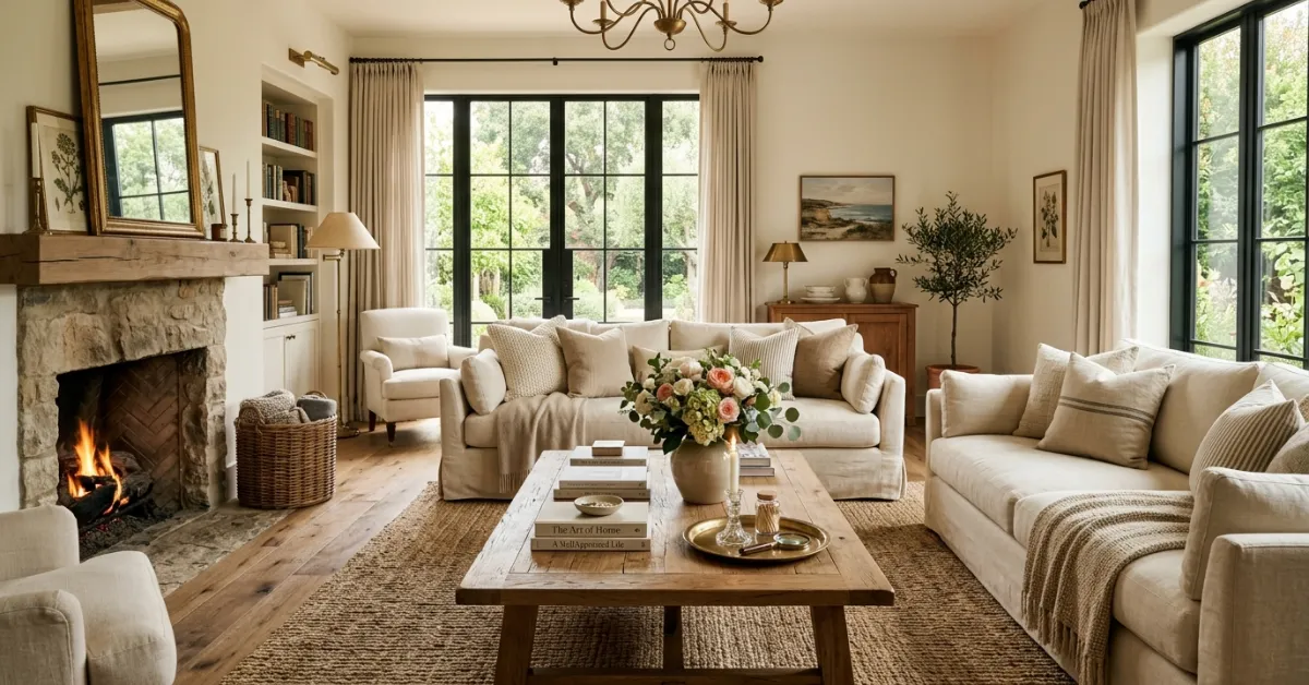 10 Nancy Meyers Living Room Inspo for Cozy Luxury Vibe