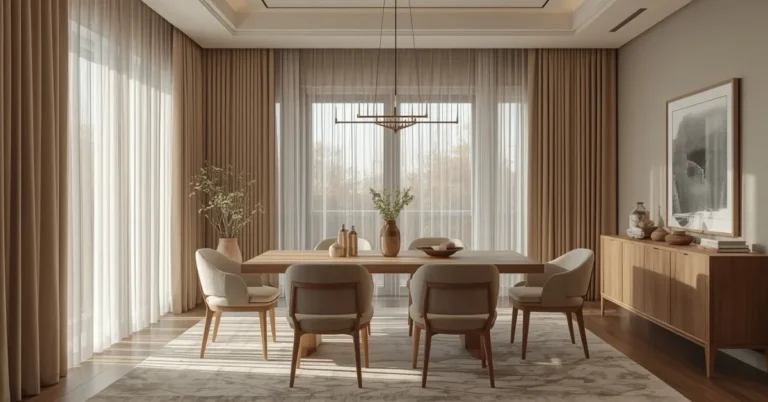 22 Dining Room Curtain Ideas for Cozy Style