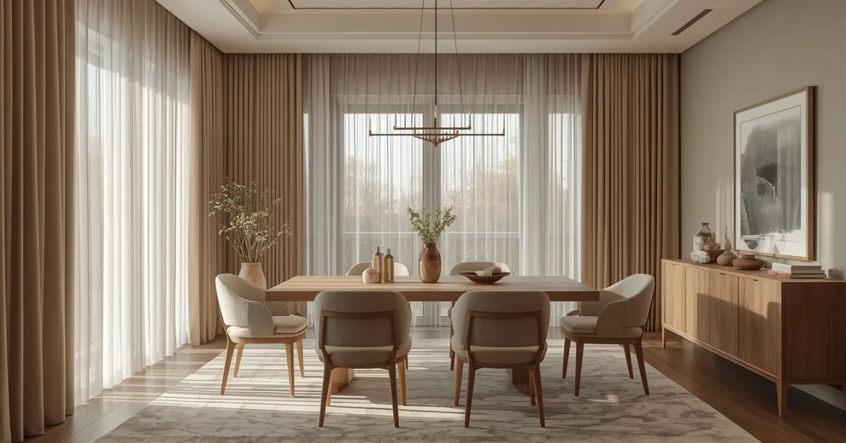 22 Dining Room Curtain Ideas for Cozy Style