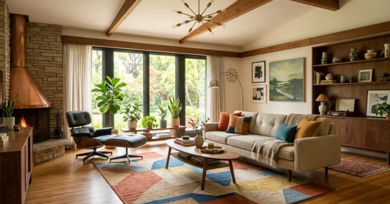 22 Mid Century Modern Living Room Inspo for Retro Home