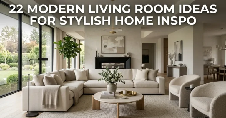 22 Modern Living Room Ideas for Stylish Home Inspo