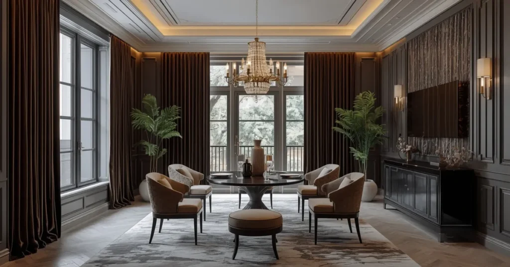  Add Floor-to-Ceiling Curtains