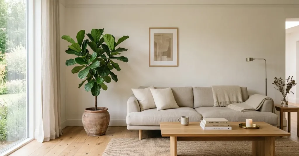 Add Indoor Plants Sparingly