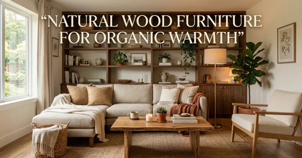 Add Natural Wood Furniture