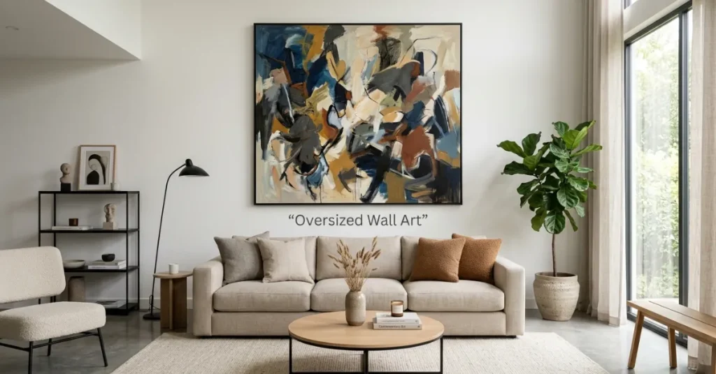 Add Oversized Wall Art