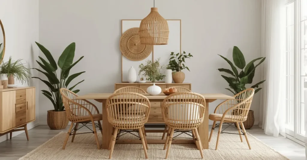 Add Rattan Dining Chairs