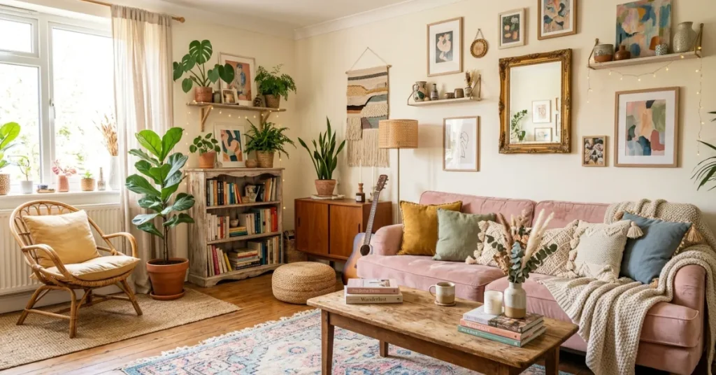 Artistic Eclectic Pastel Boho Mix