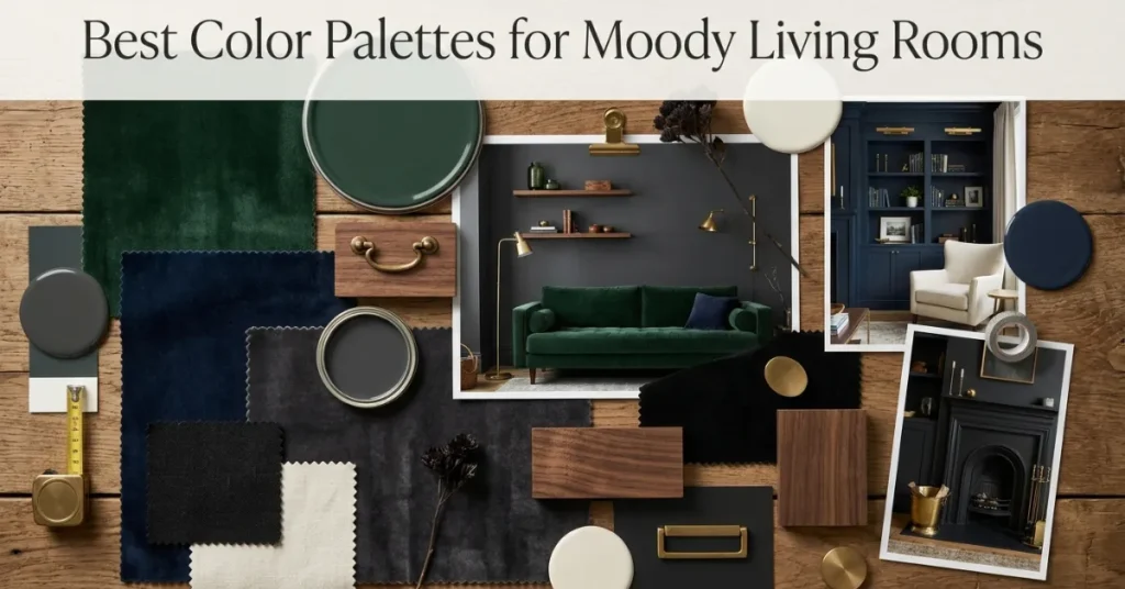 Best Color Palettes for Moody Living Rooms