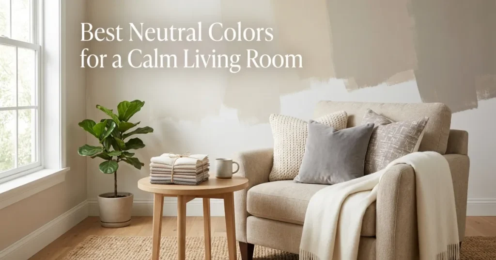 Best Neutral Colors for a Calm Living Room