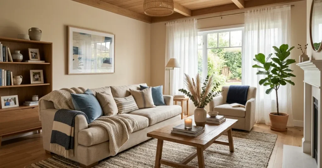 Blue and Beige Relaxing Palette