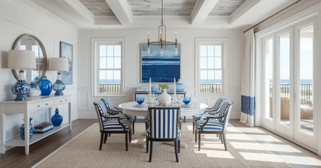 Blue and White Coastal Color Palette