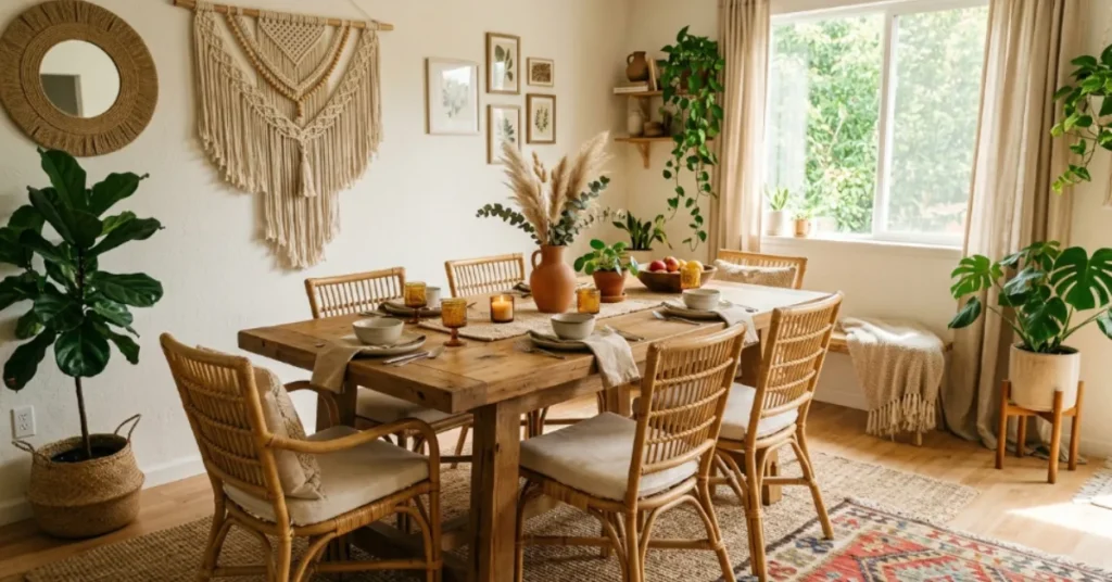 Boho Chic Dining Room