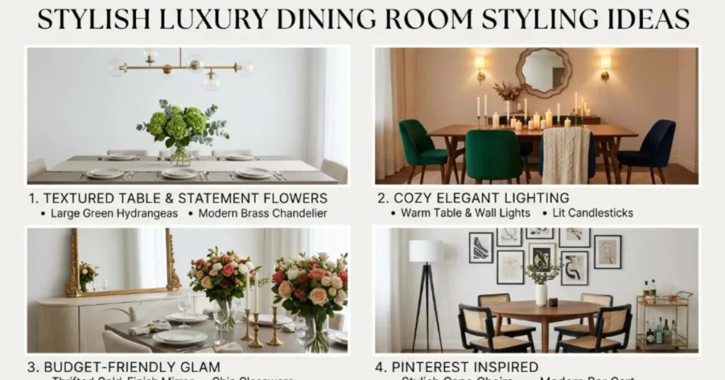 Bonus Tips for Creating a Luxury Dining Room