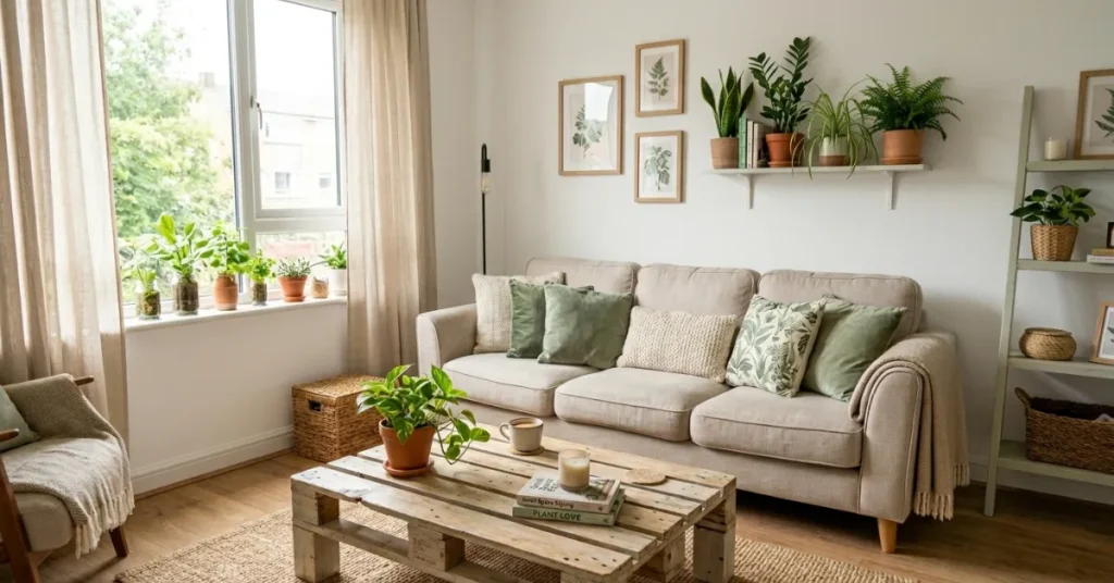 Budget-Friendly Green Living Room Ideas
