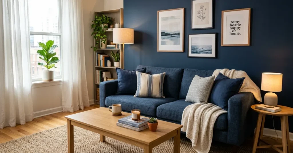 Budget-Friendly Ways to Add Blue Into Your Living Room
