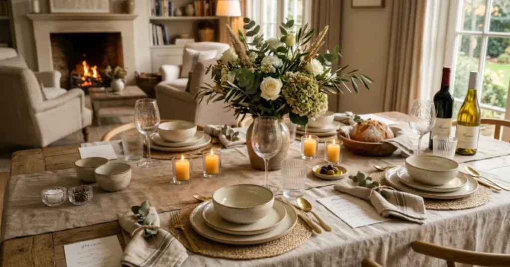 Casual Luxury Table Settings