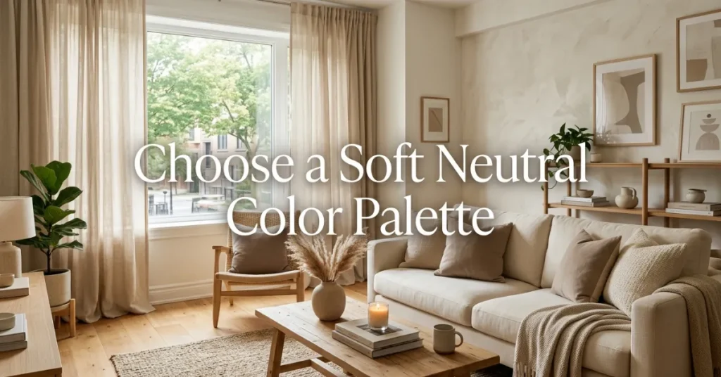 Choose a Soft Neutral Color Palette