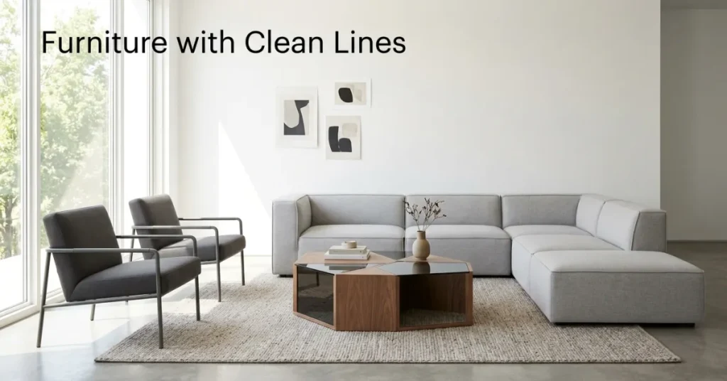 Choose Furniture with Clean Lines