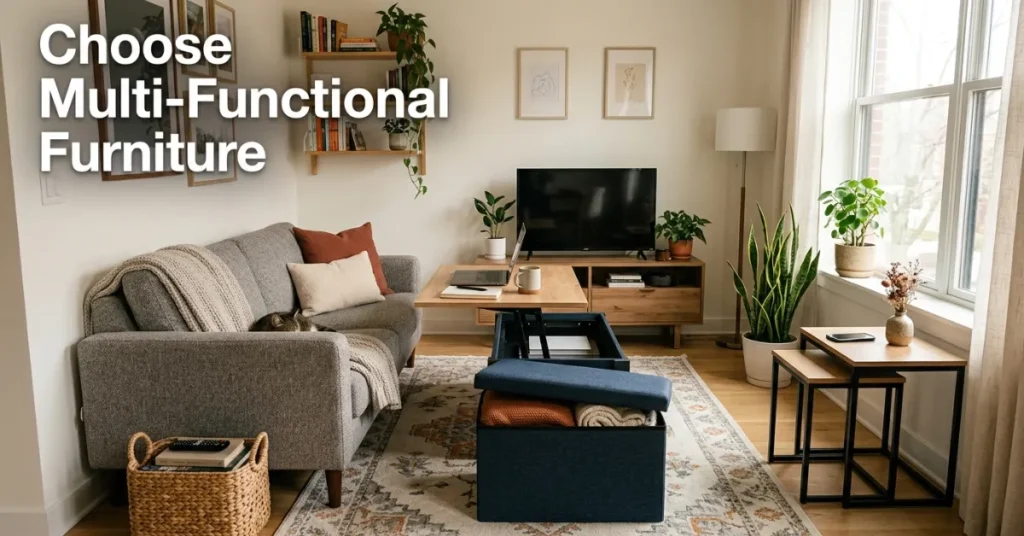 Choose Multi-Functional Furniture
