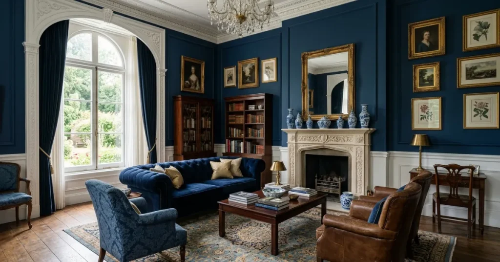 Classic Blue Traditional Interior