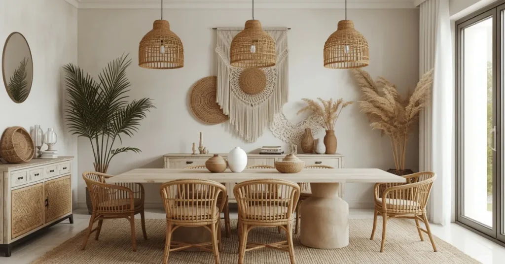  Coastal Boho Dining Spaces