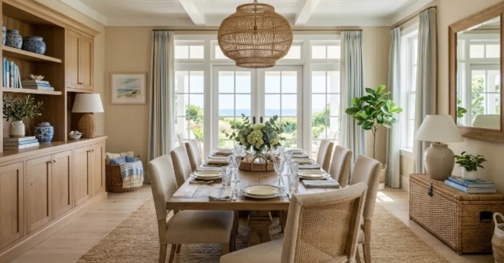 Coastal-Inspired Dining Decor