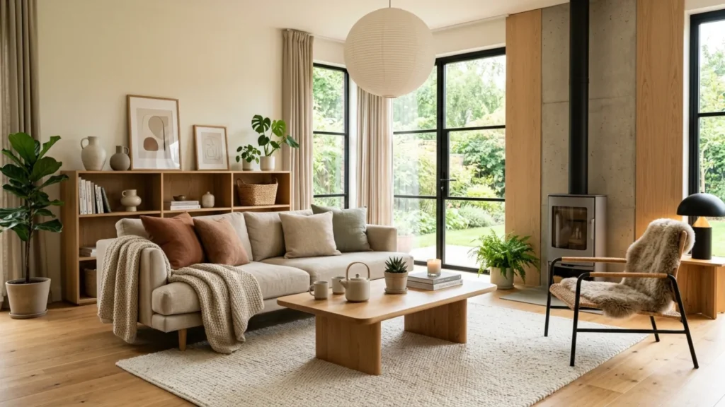 Combine Modern and Cozy Styles