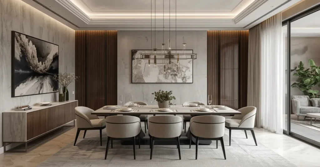 Contemporary Luxury Dining Room