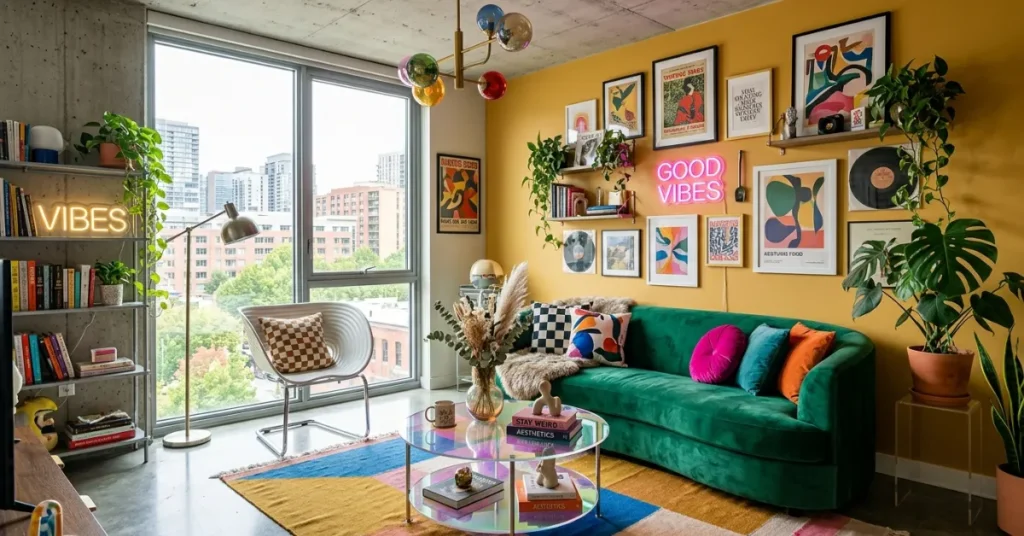 Core Elements of a Funky Gen Z Living Room