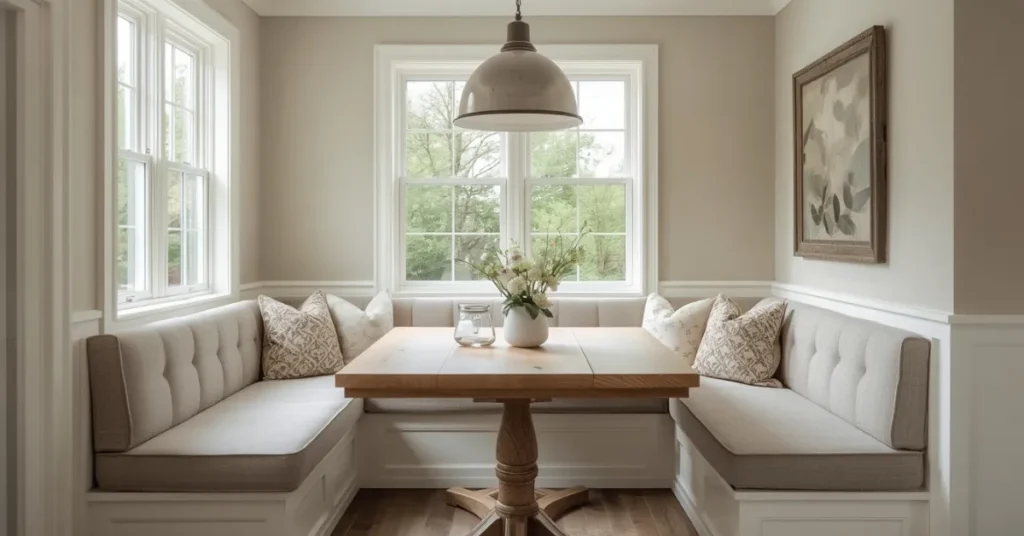 Cozy Banquette Seating