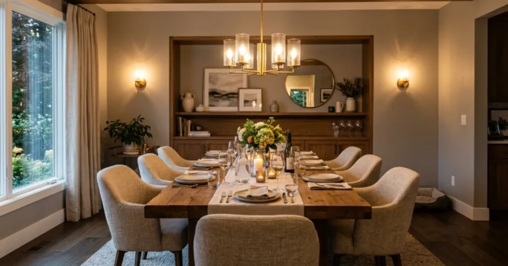 Cozy Modern Family Formal Space