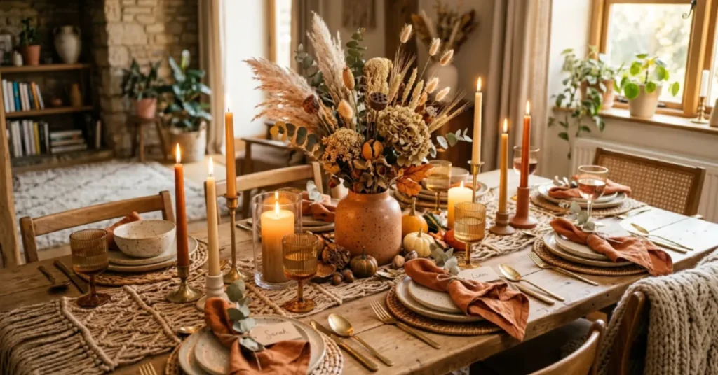 Create a Cozy Seasonal Tablescape