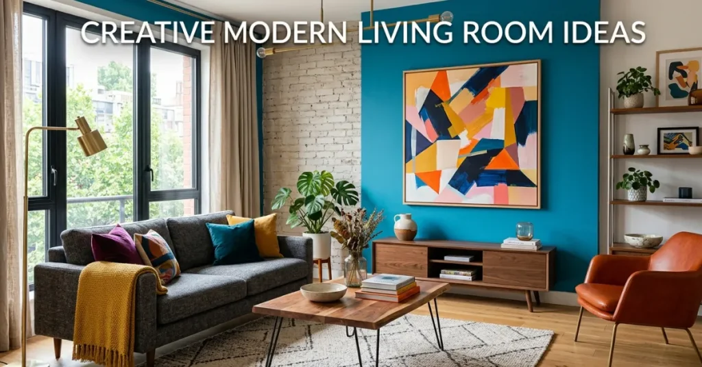 Creative & Artistic Modern Living Rooms