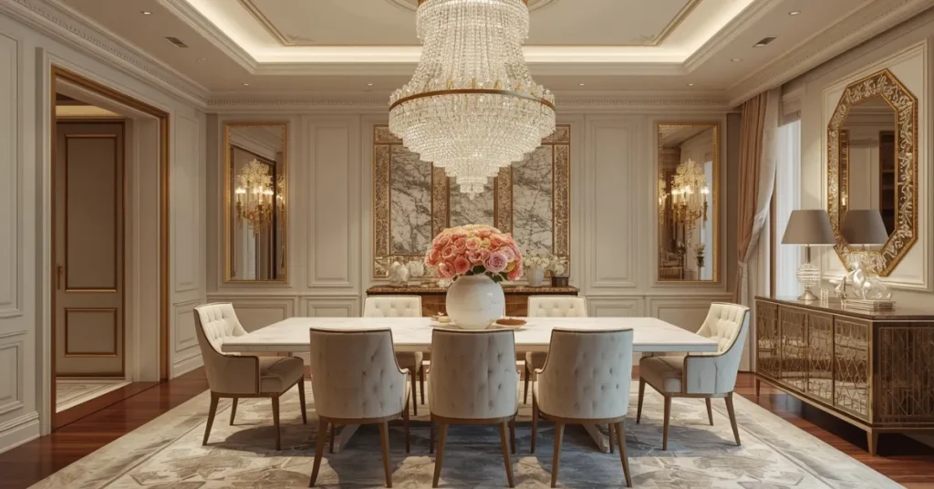 Crystal Chandelier Glam