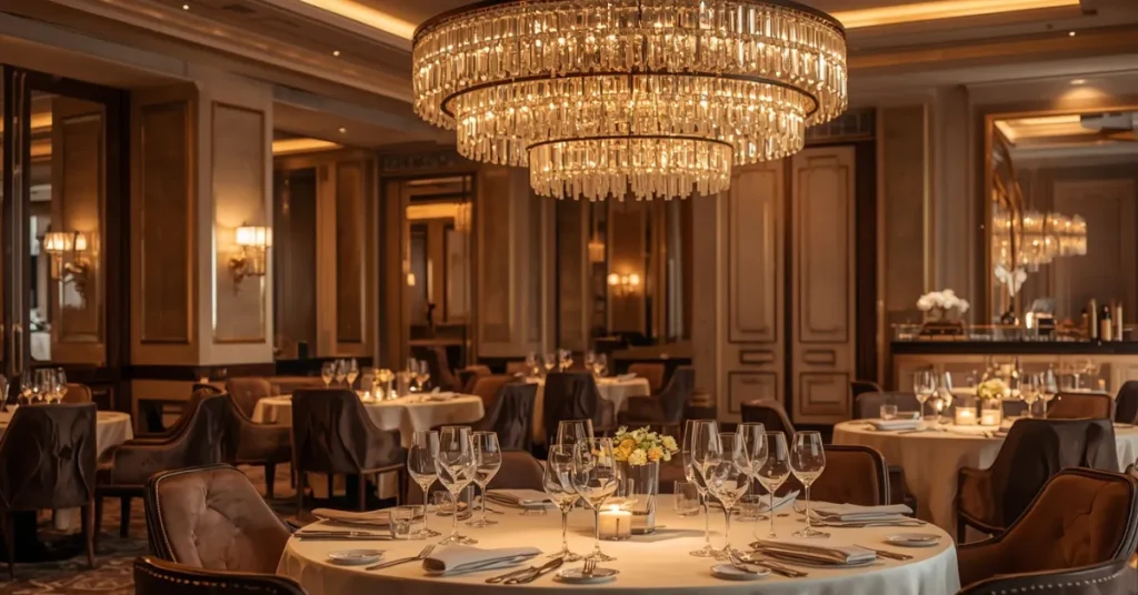 Crystal Chandelier Glow