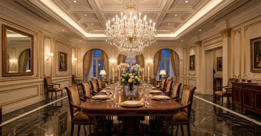 Crystal Chandelier Statement Look