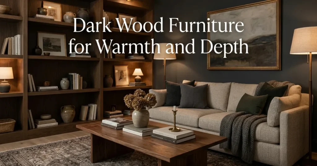  Dark Wood Furniture for Warmth and Depth