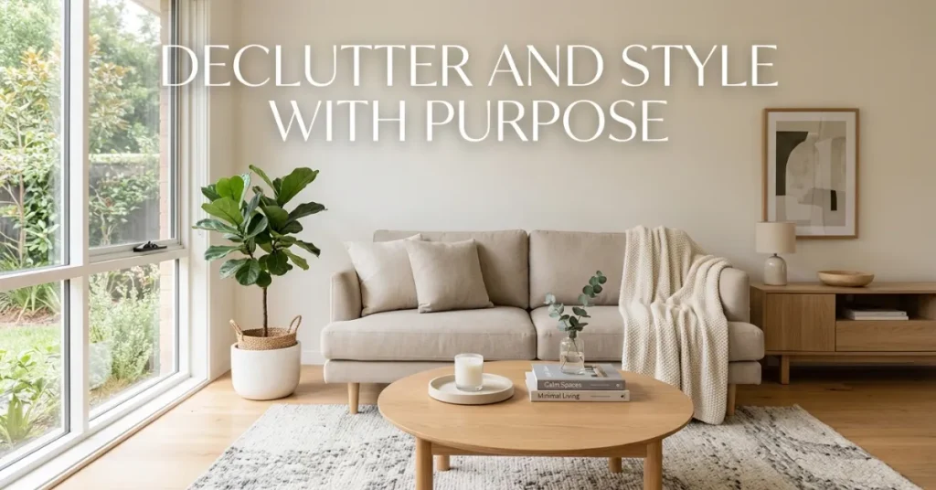  Declutter and Style with Purpose