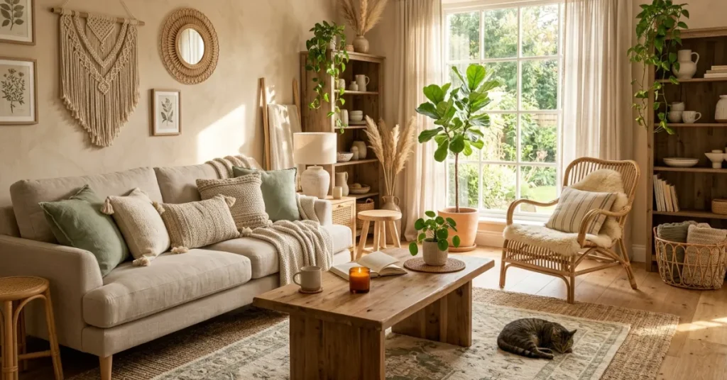  Earthy Neutrals with Soft Pastels