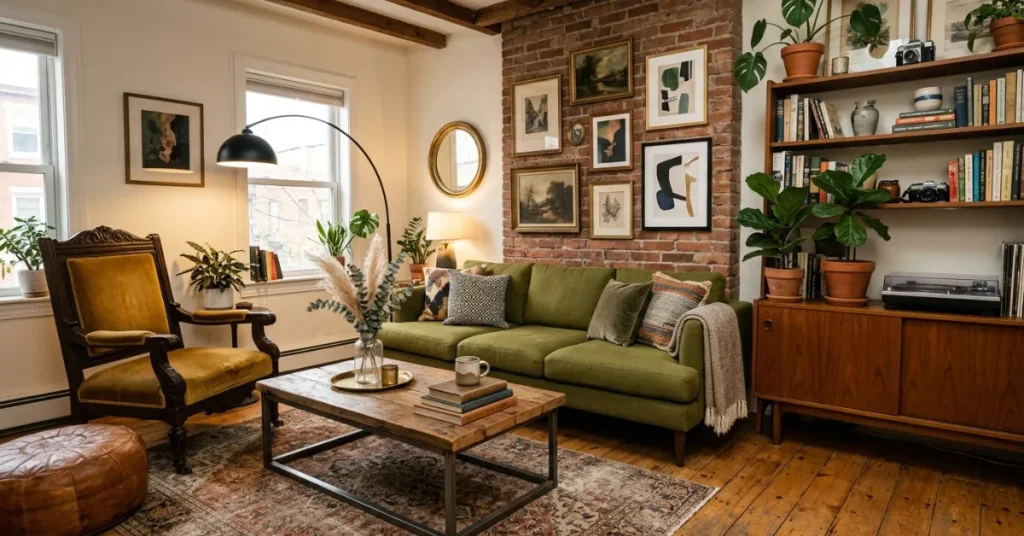 Eclectic Vintage + Modern Fusion Rooms