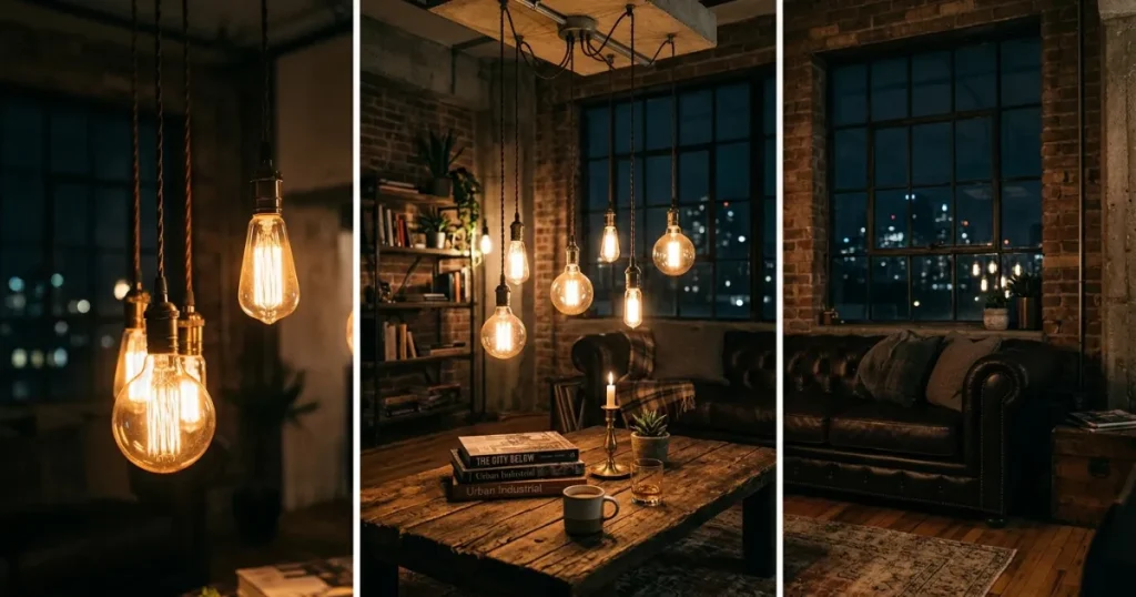 Exposed Bulb Pendants