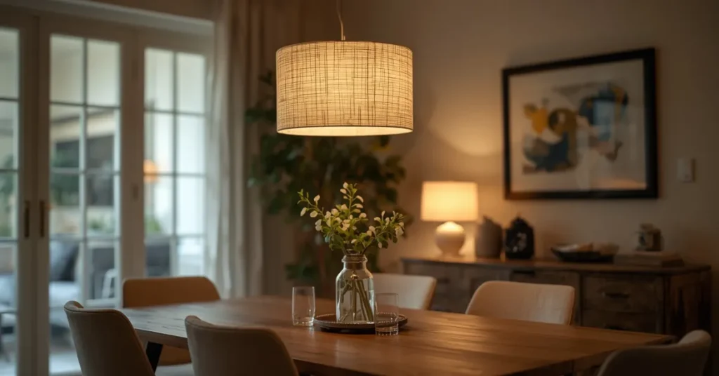  Fabric Shade Pendant Lights
