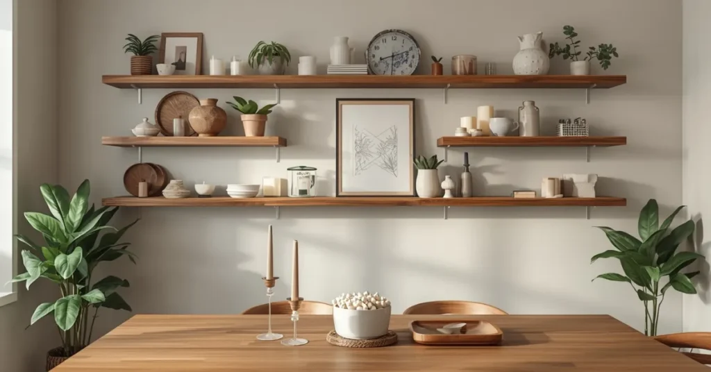 Floating Wooden Shelves