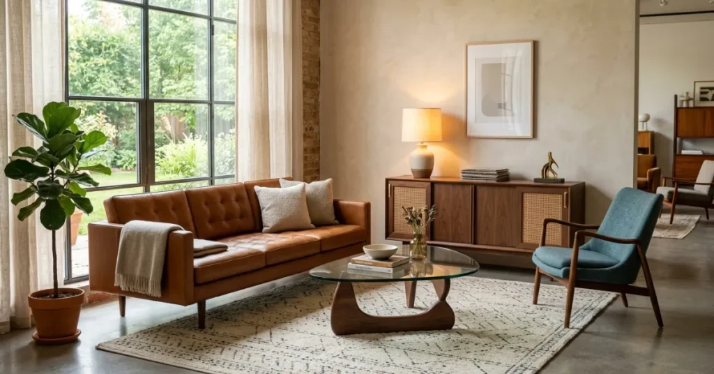 Furniture Ideas for a Mid Century Modern Living Room