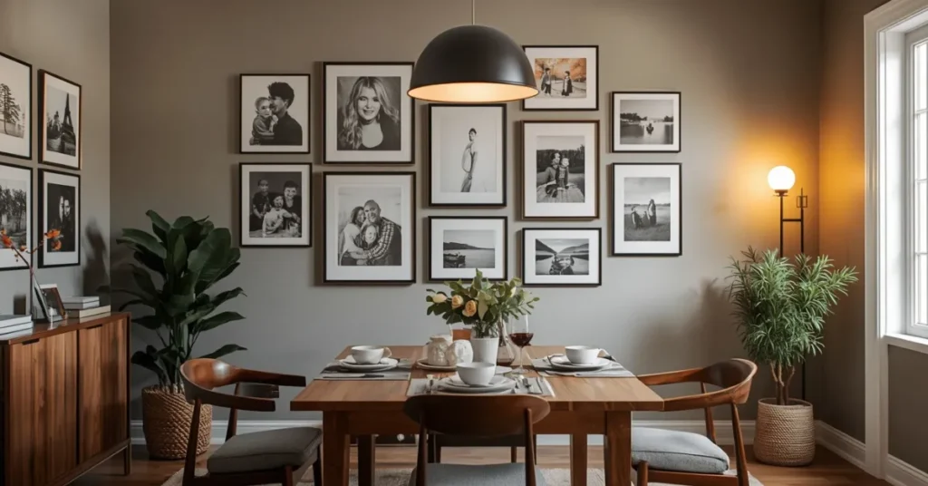 Gallery Wall Dining Space