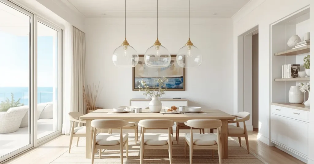 Glass and Natural Wood Combination