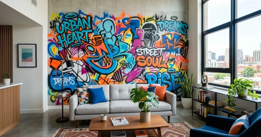 Graffiti Accent Wall