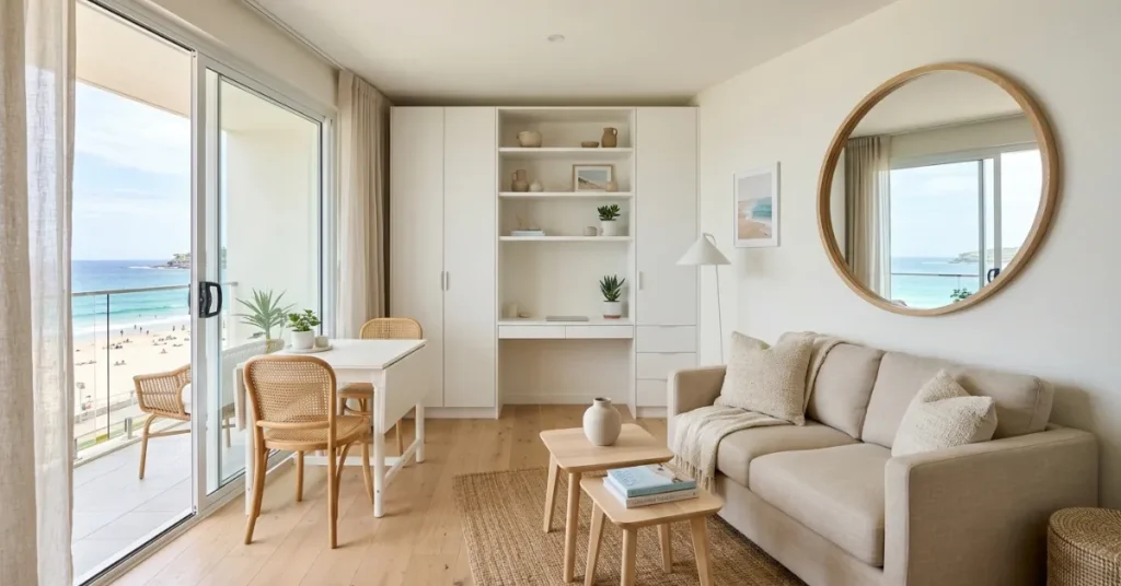 How to Style a Small Coastal Living Room?